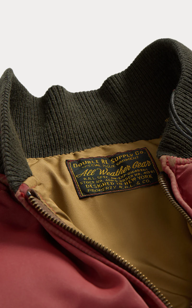 RRL Gladstone Quilted Vest Vintage Red - Image 2