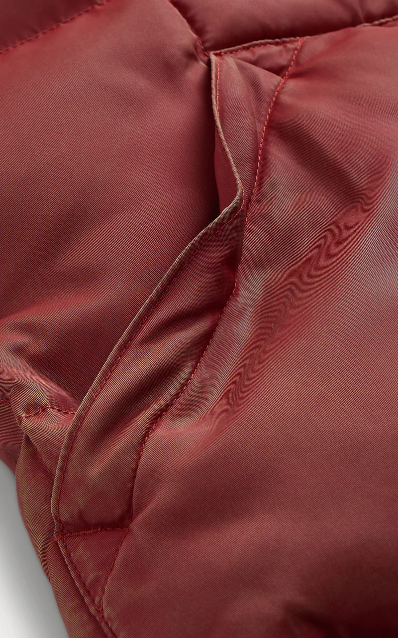 RRL Gladstone Quilted Vest Vintage Red - Image 6