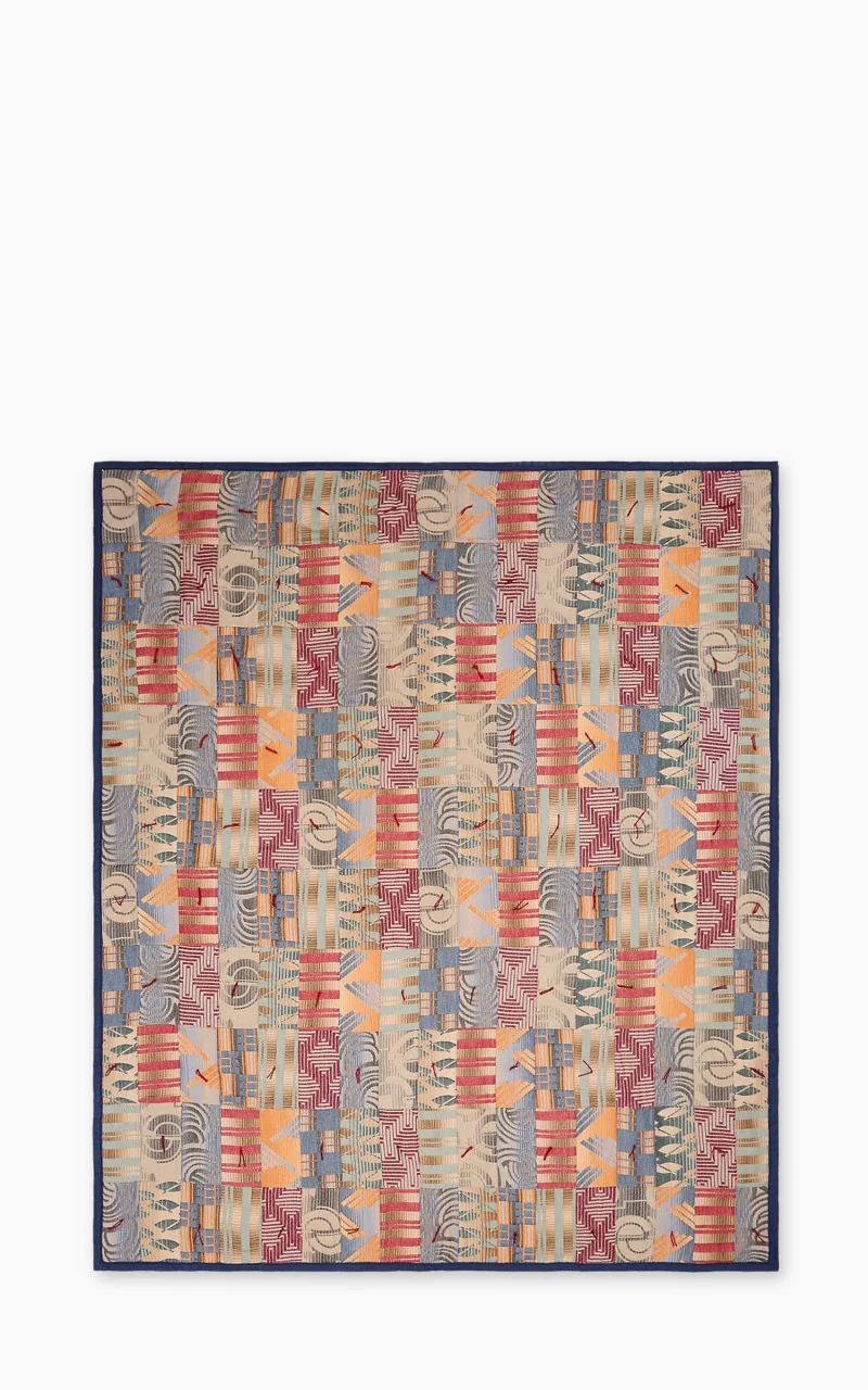 RRL Hand-Embroidered Indigo Quilt Red/Brown/Blue Multi - Image 2