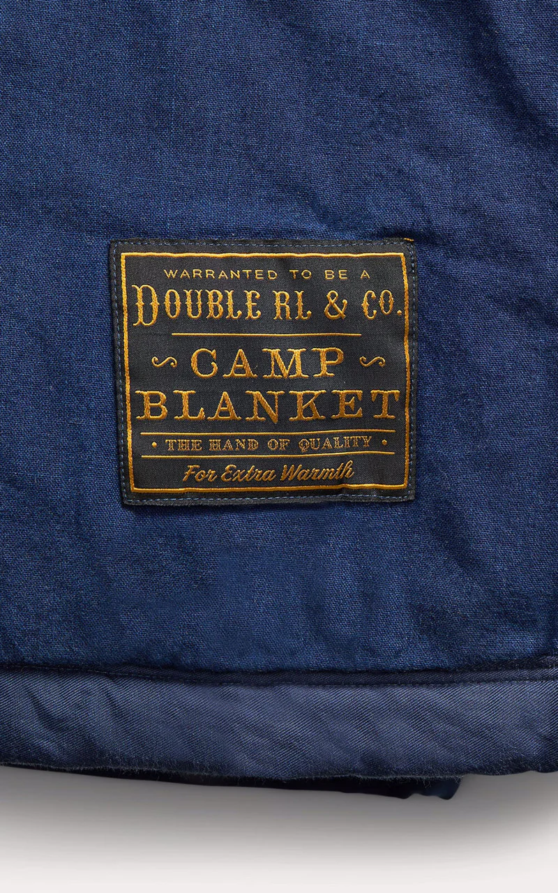 RRL Hand-Embroidered Indigo Quilt Red/Brown/Blue Multi - Image 4