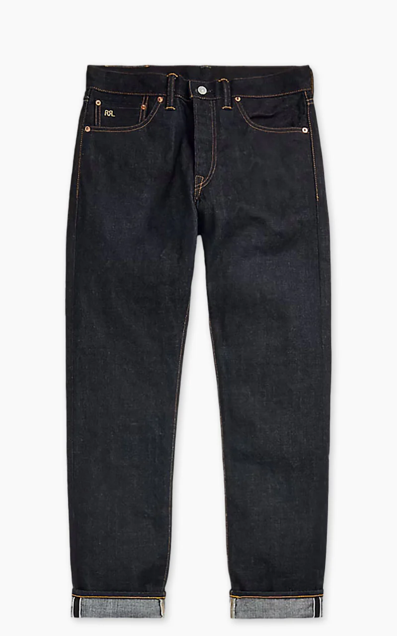 RRL High Slim East-West Selvedge Jean East/West Rinse