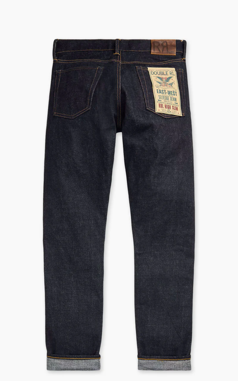 RRL High Slim East-West Selvedge Jean East/West Rinse - Image 3