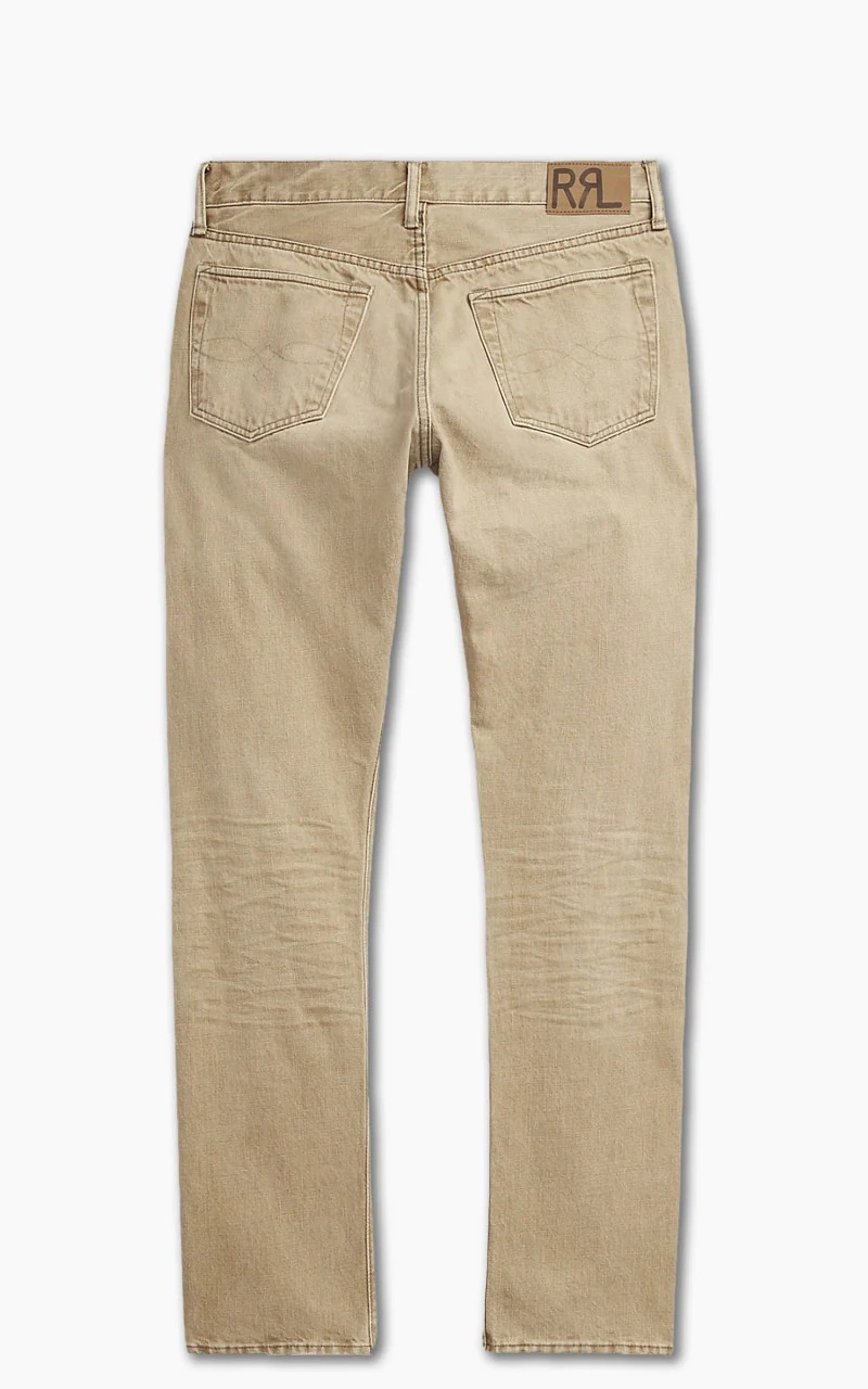 RRL High Slim Fit Jean Tan Wash - Image 3