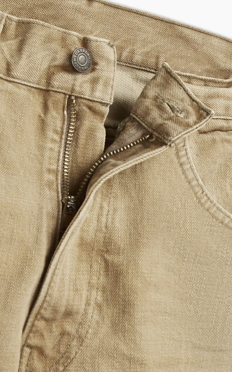 RRL High Slim Fit Jean Tan Wash - Image 7