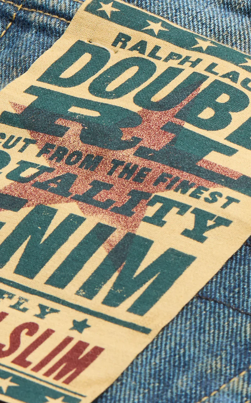 RRL High Slim Jean Brannon Repaired Wash - Image 3