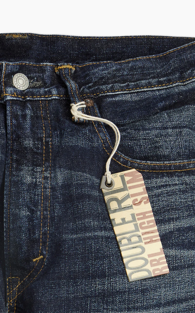RRL High Slim Selvedge Jean Bayview Wash - Image 5