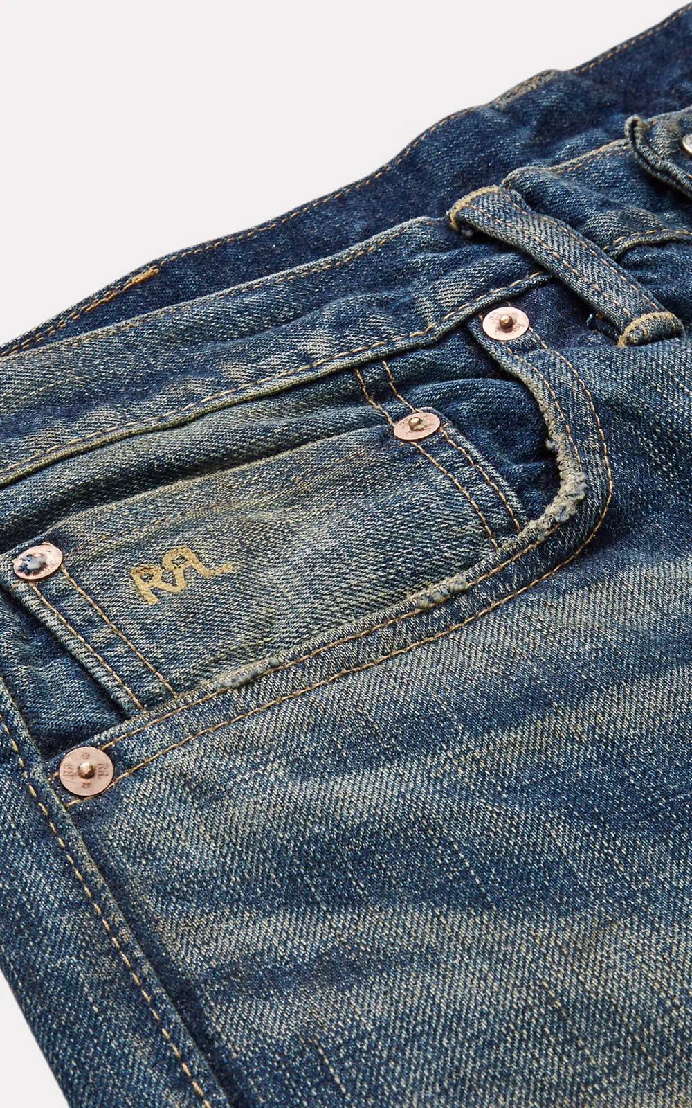 RRL High Slim Yosemite Selvedge Jean - Image 5