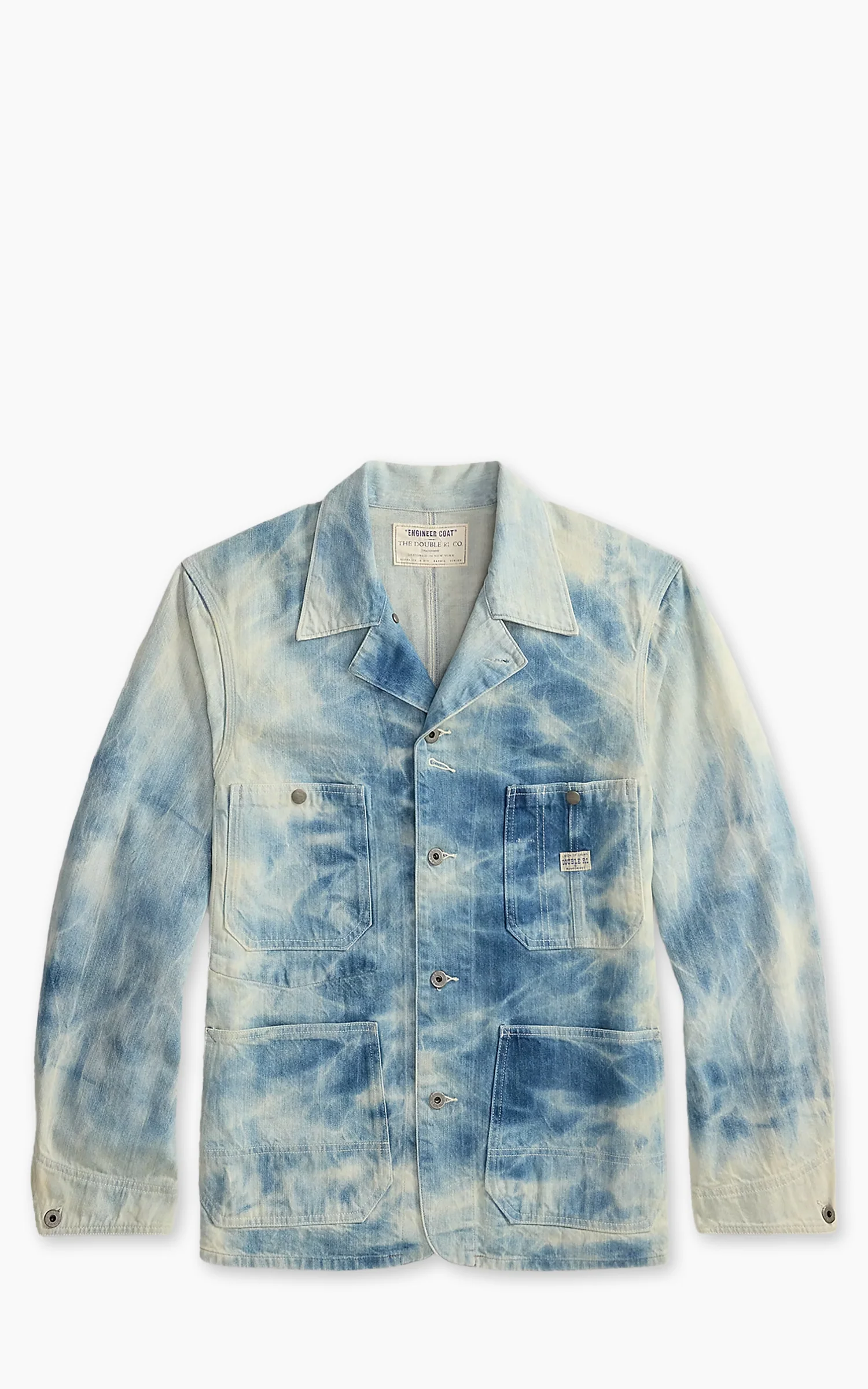 RRL Indigo Denim Engineer Jacket Biloxi Wash