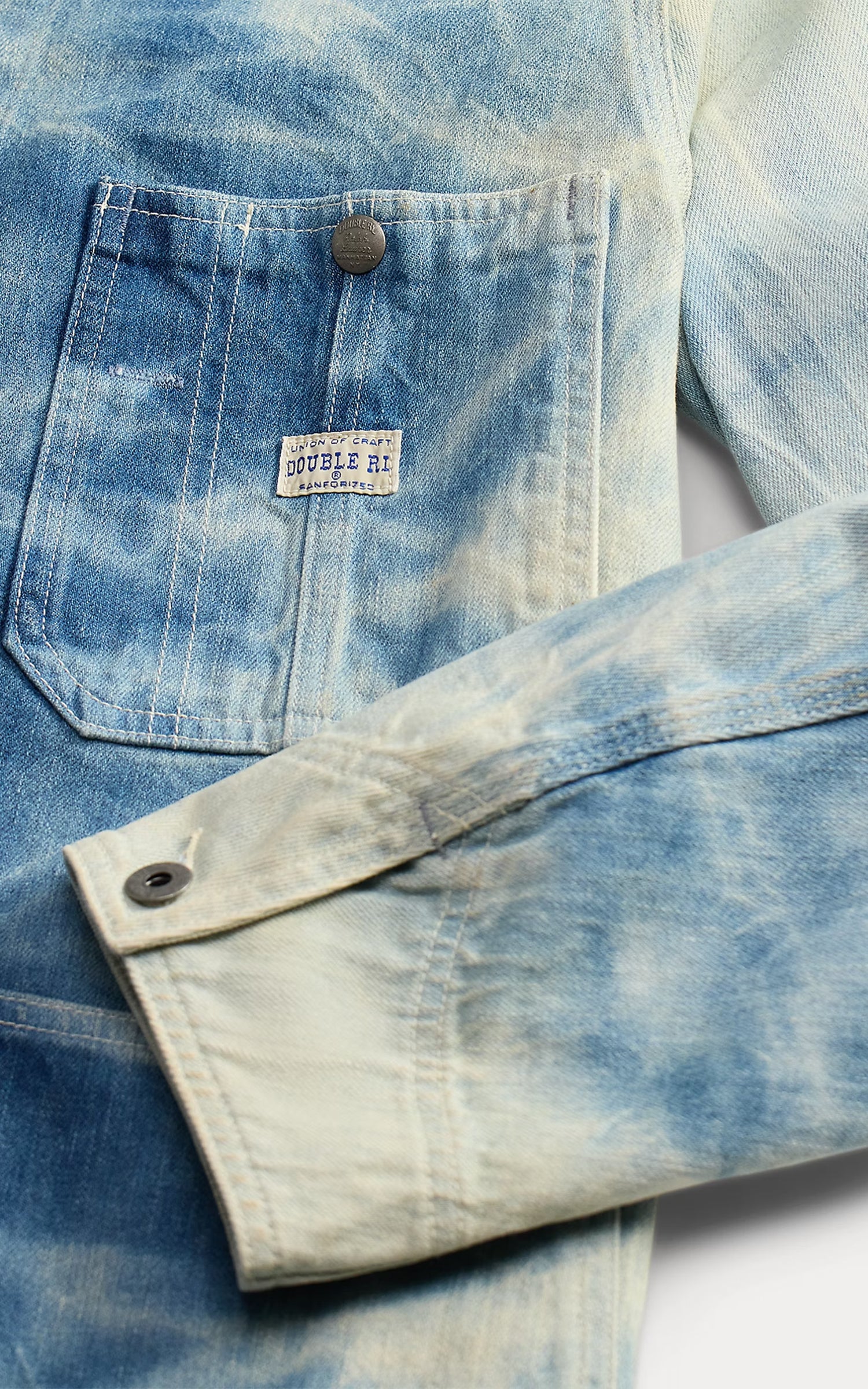 RRL Indigo Denim Engineer Jacket Biloxi Wash - Image 4