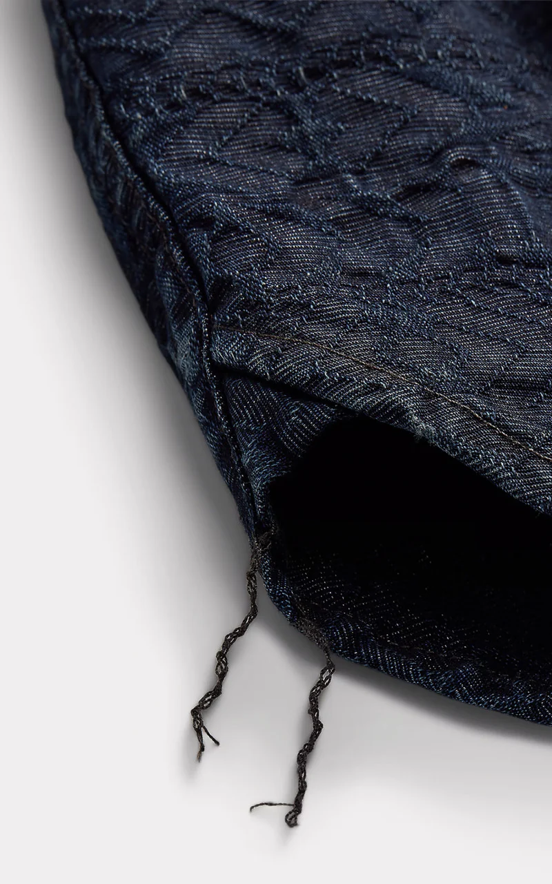 RRL Indigo Jacquard Workshirt Indigo - Image 5