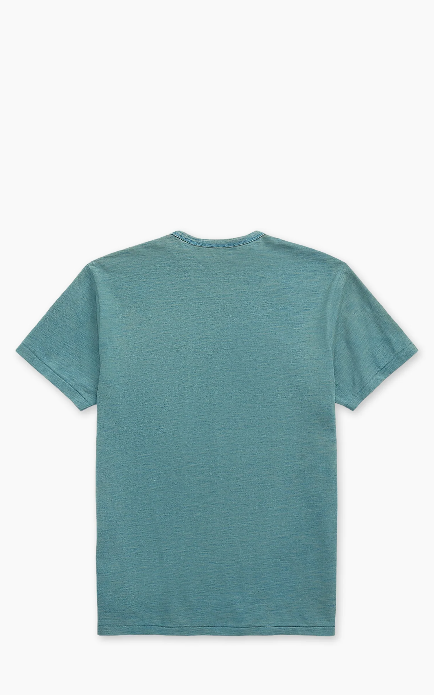 RRL Indigo Jersey Pocket T-Shirt Washed Blue Indigo - Image 2