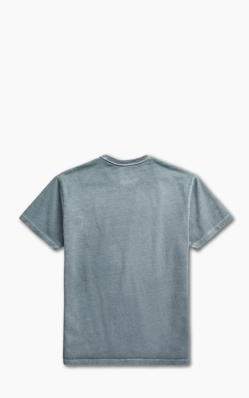 RRL Jersey Graphic T-Shirt Vintage Blue - Image 2