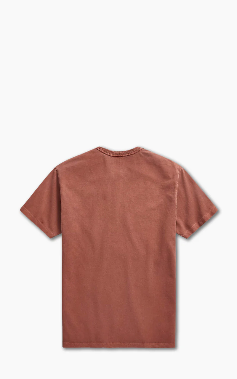 RRL Jersey Graphic T-Shirt Vintage Orange - Image 2