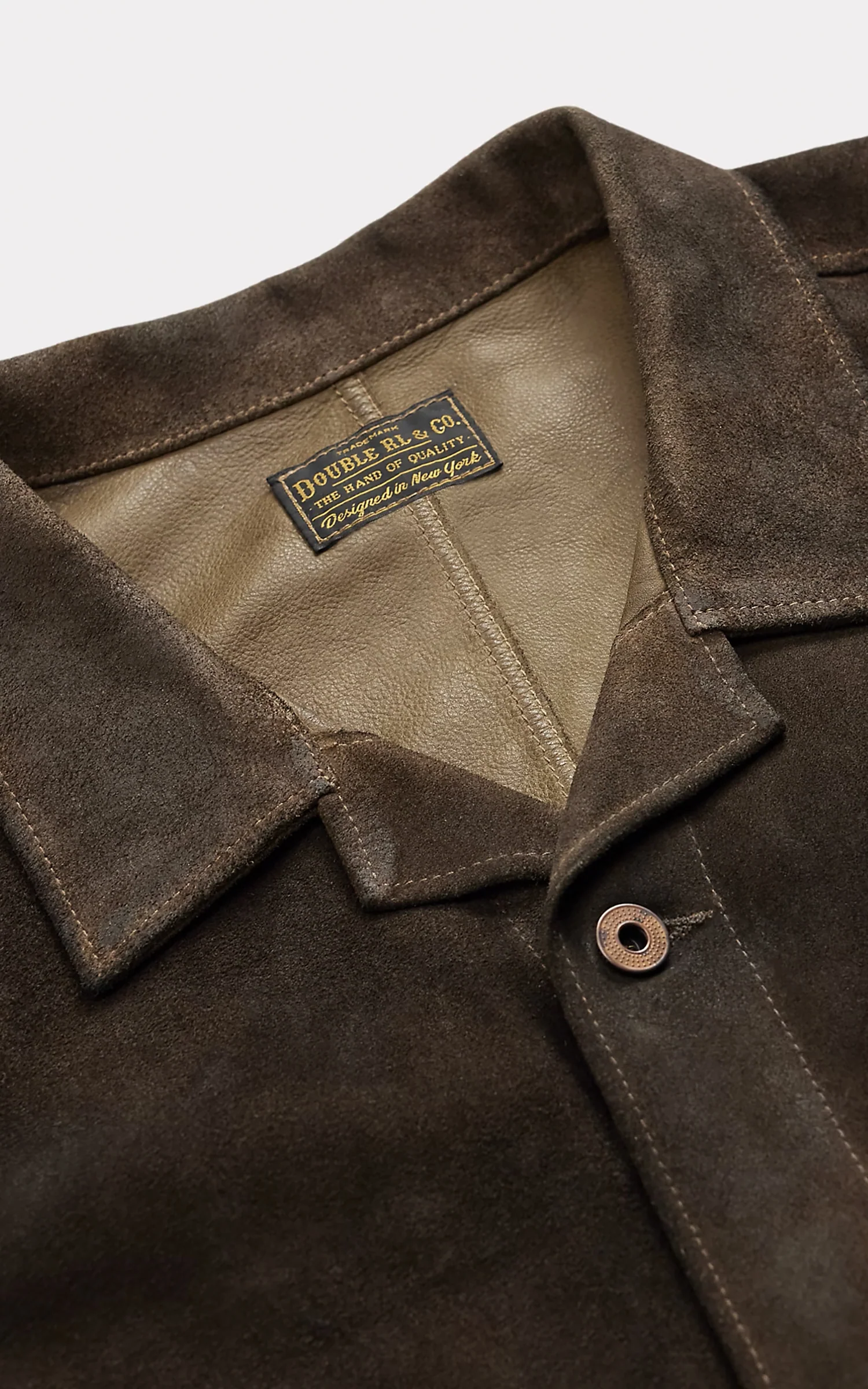 RRL Kenmare Roughout Suede Jacket Vintage Brown - Image 3