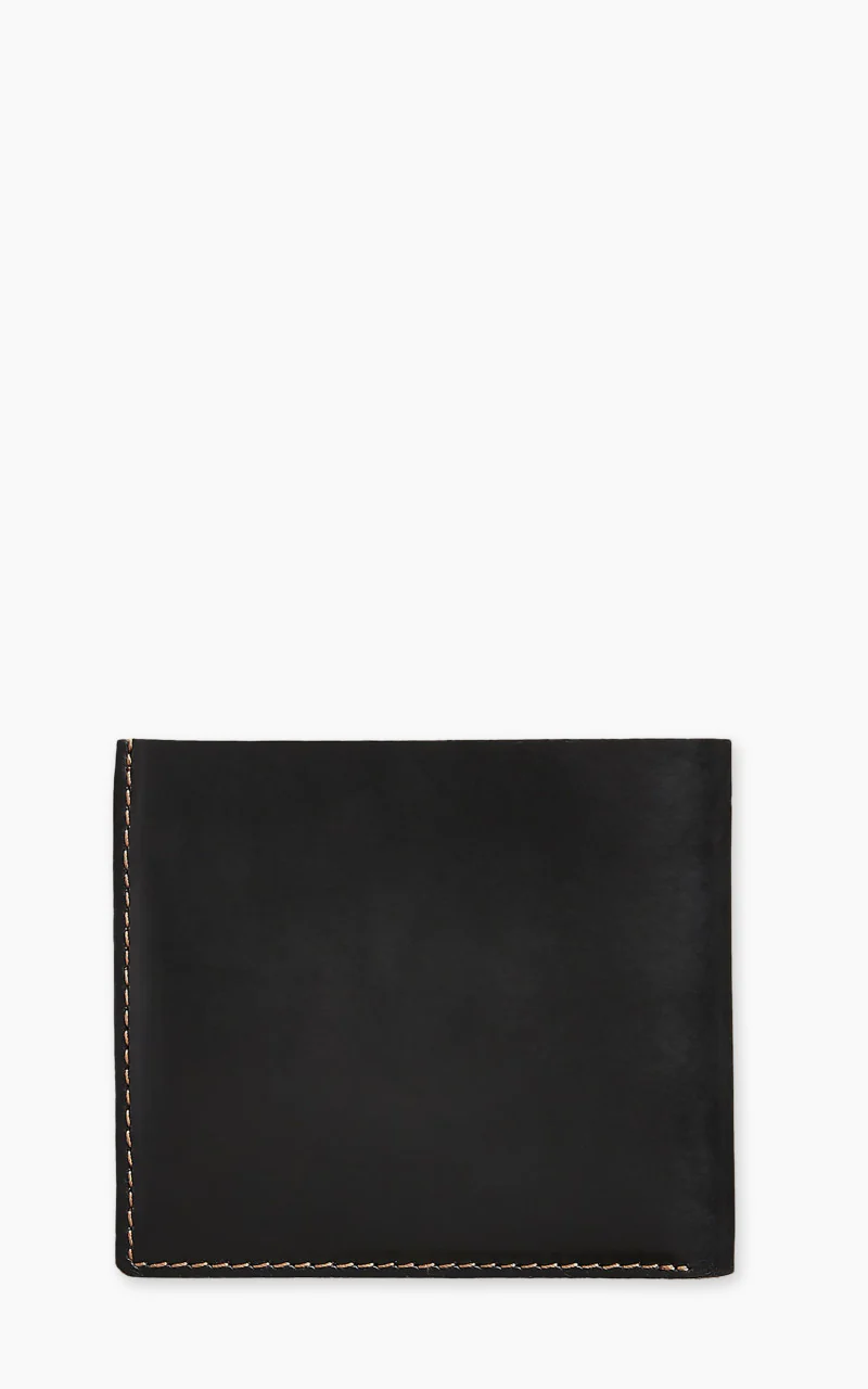 RRL Leather Billfold Wallet Black Over Brown - Image 2