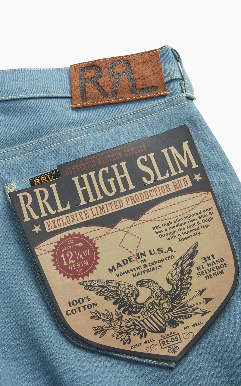 RRL Limited-Edition High Slim Selvedge Jean Rigid - Image 4