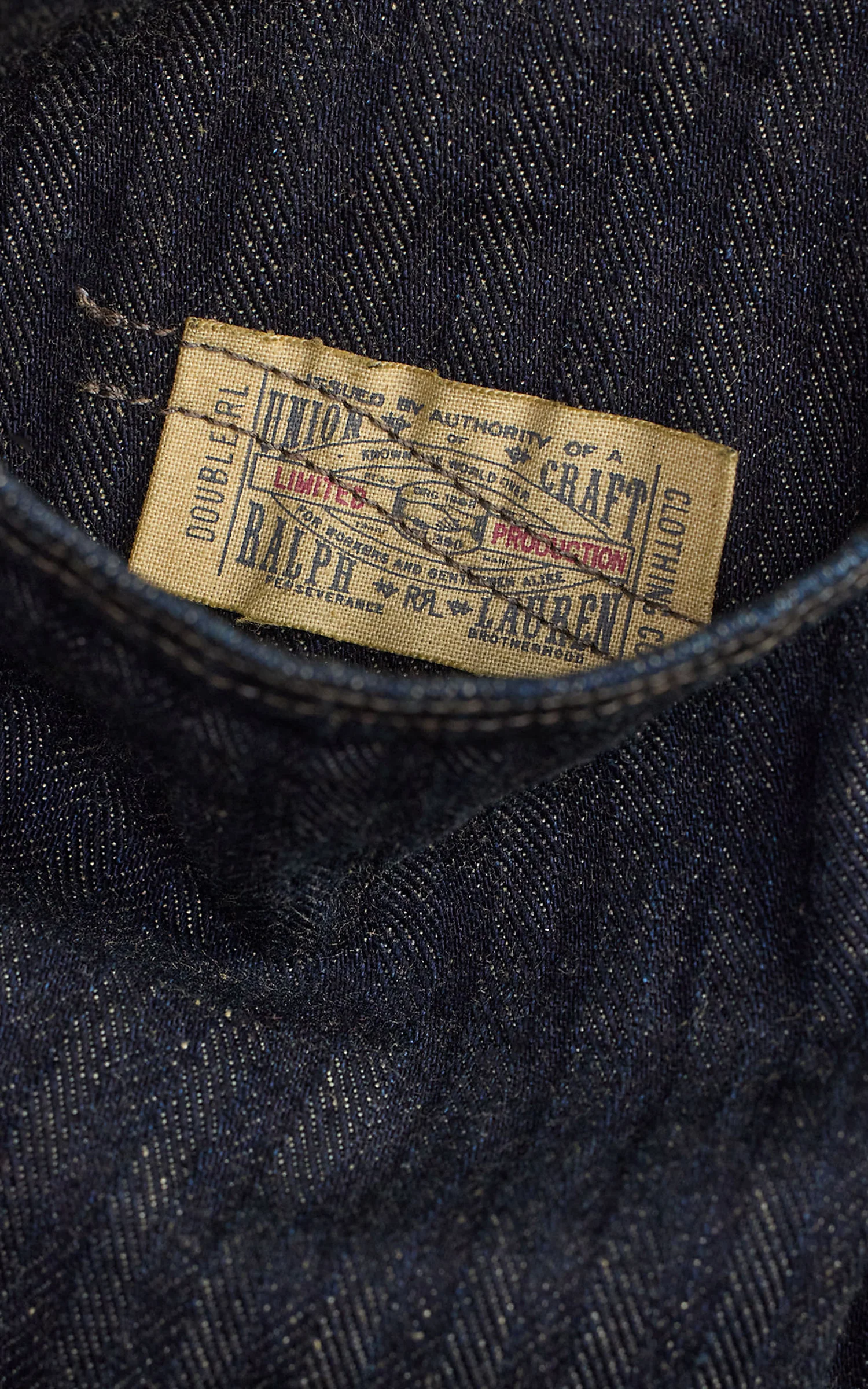 RRL Limited-Edition Indigo Herringbone Shirt Rinse - Image 4