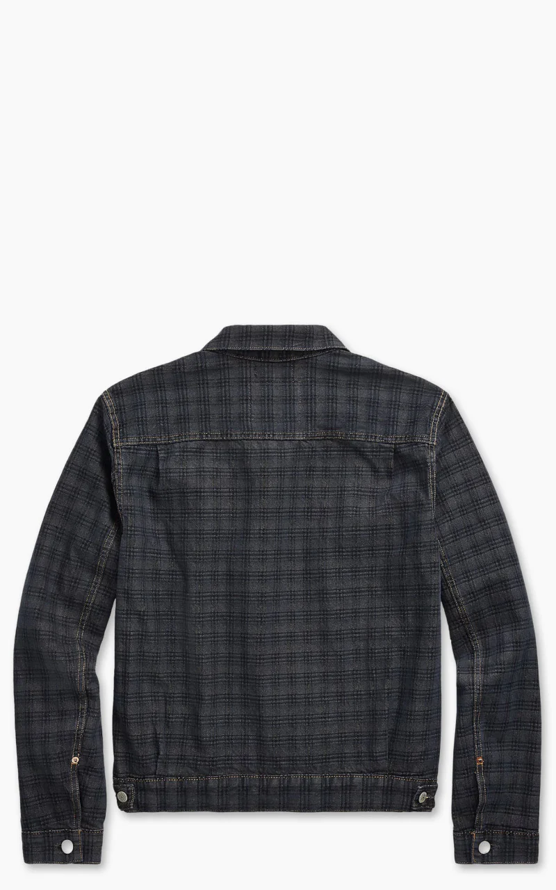 RRL Limited-Edition Jacquard Denim Jacket Nighford Wash - Image 3