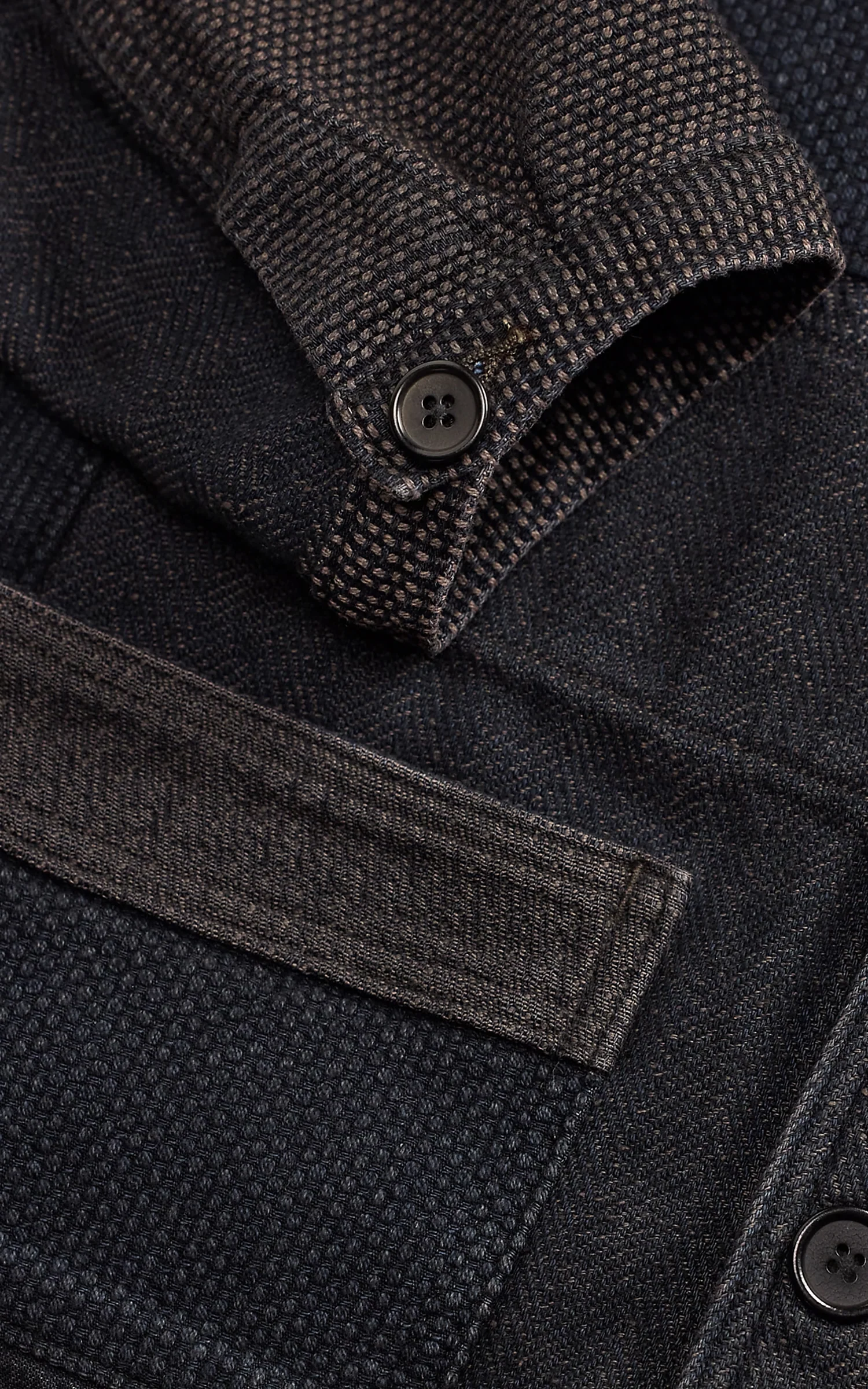 RRL Limited-Edition Patchwork Jacket Indigo - Image 3