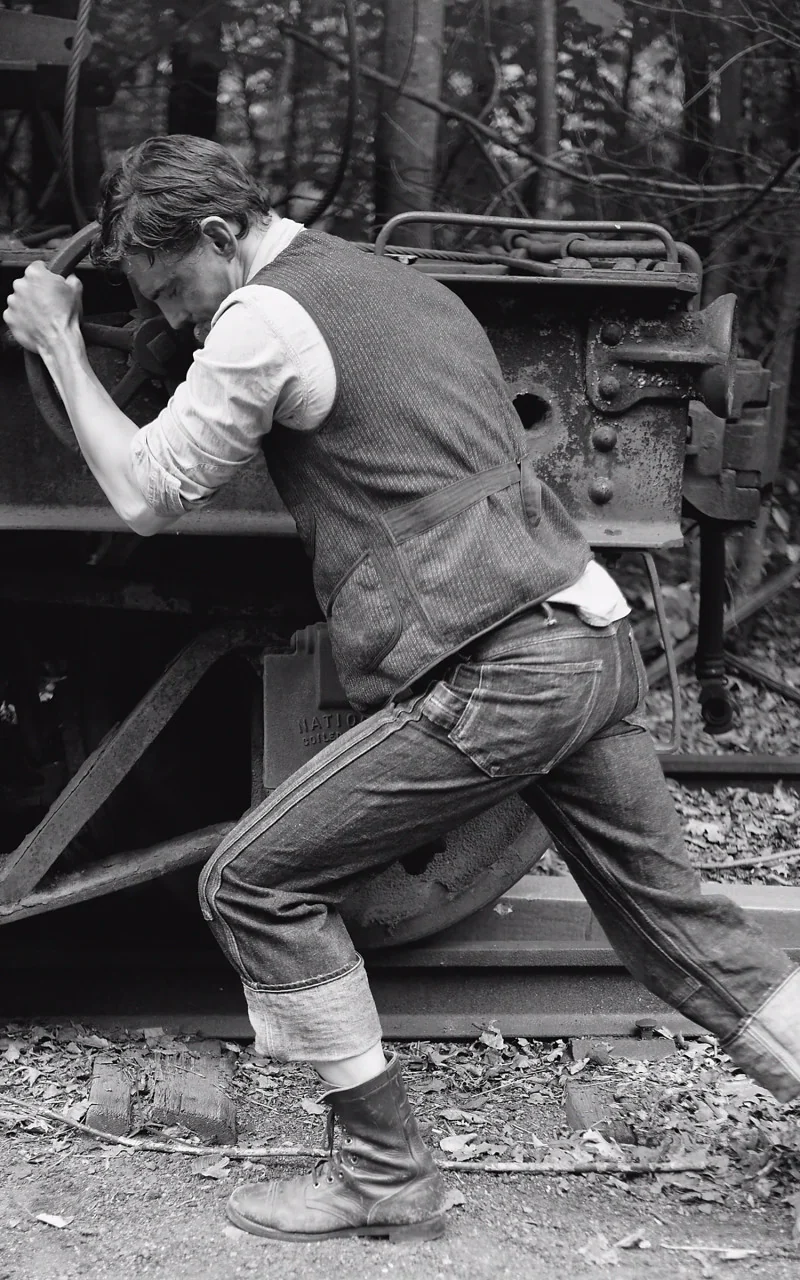 RRL Limited-Edition Selvedge Carpenter Jean Indigo Rinse - Image 3