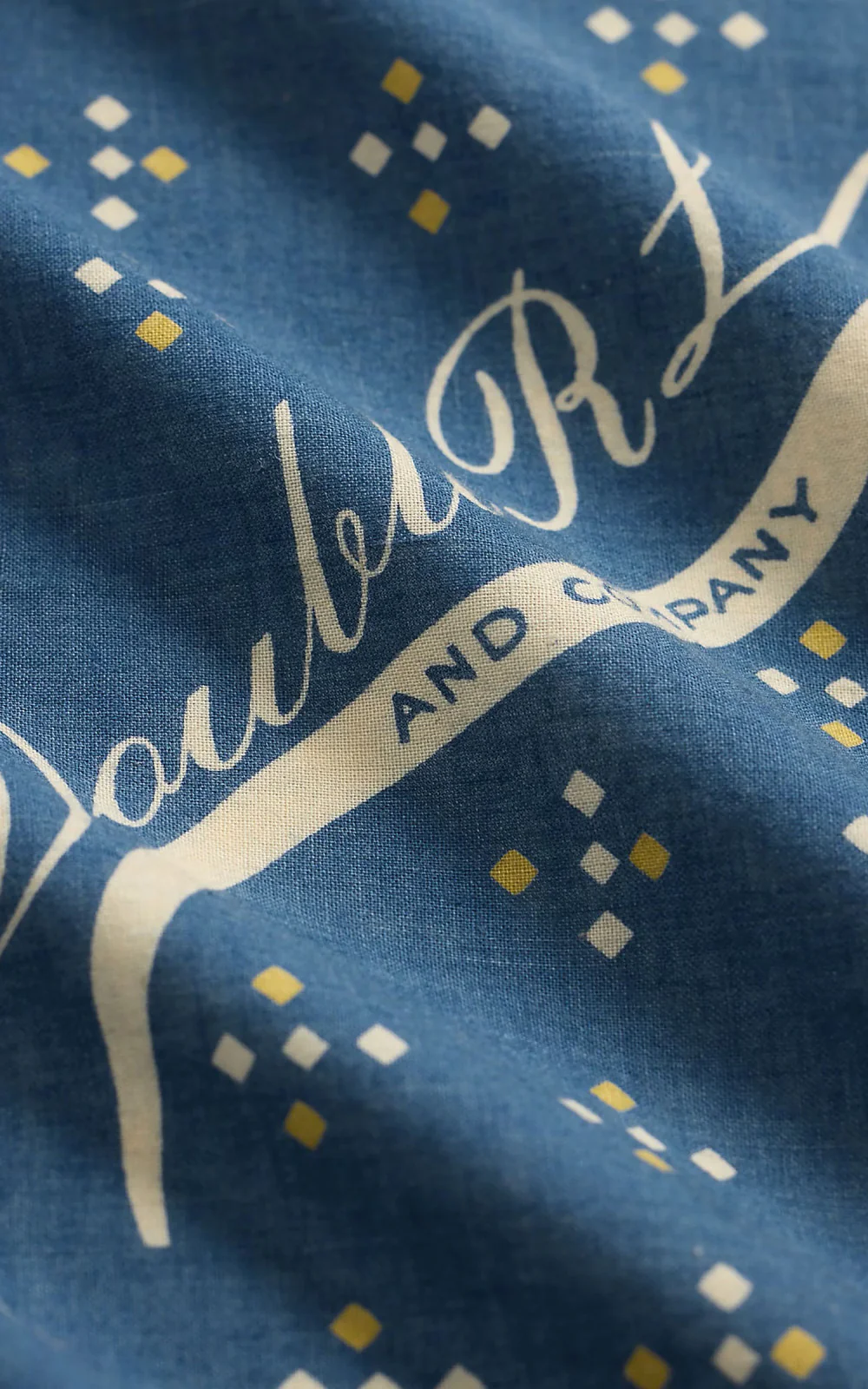 RRL Logo Indigo Cotton Bandana - Image 2