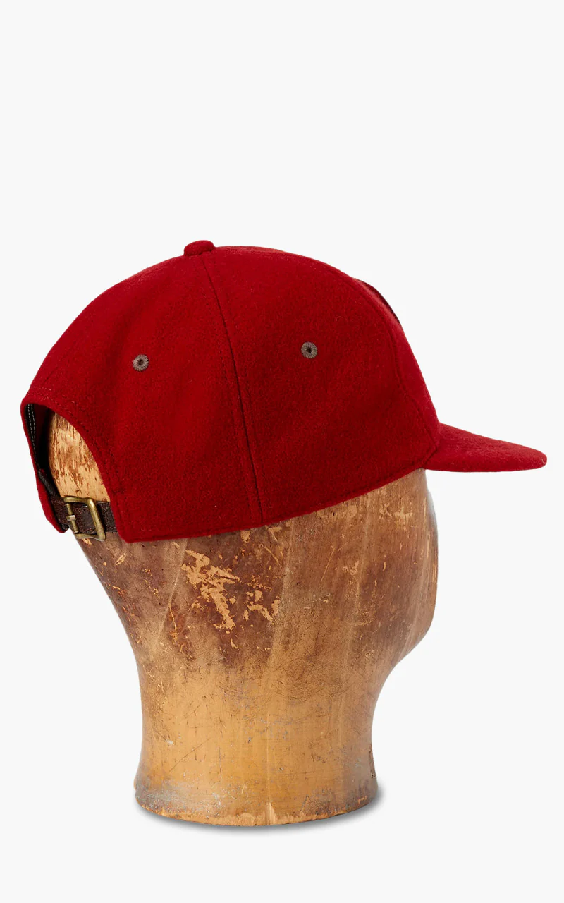 RRL Logo-Patch Wool-Blend Felt Ball Cap Red - Image 2