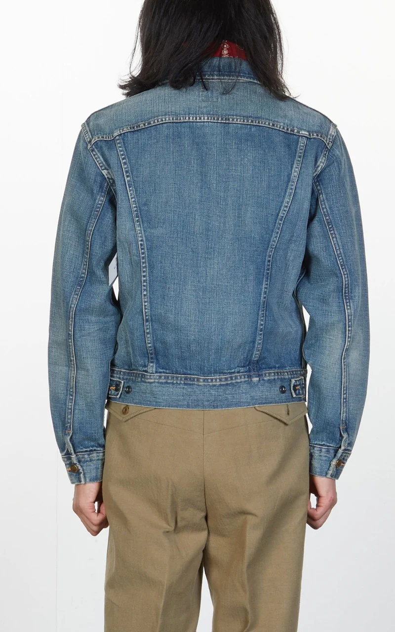 RRL Lot 271 Denim Trucker Jacket Leeland Wash - Image 5