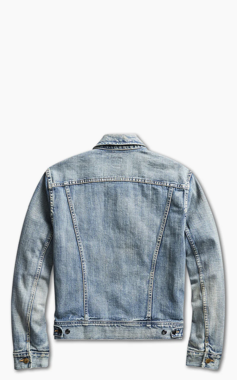 RRL Lot 271 Denim Trucker Jacket Leeland Wash - Image 9