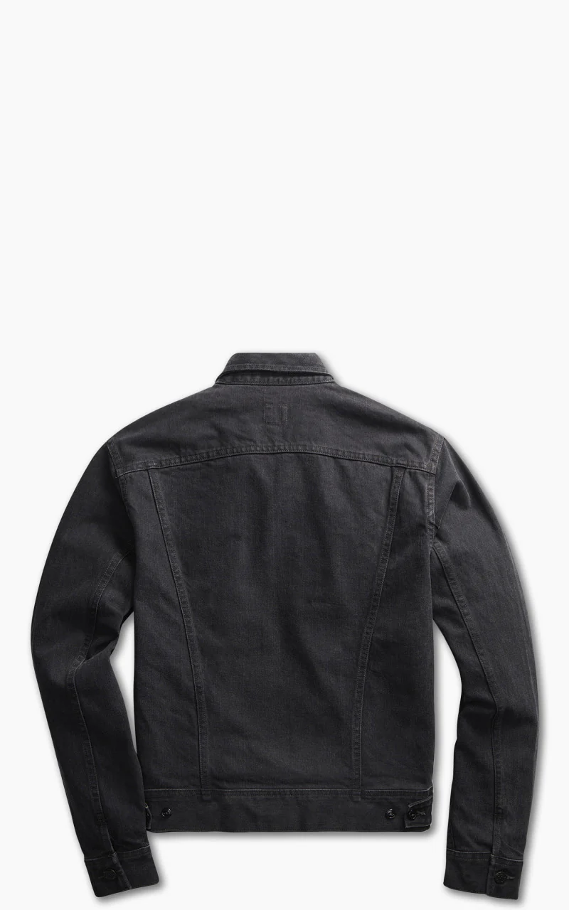 RRL Lot 271 Denim Trucker Jacket Worn In Black Wash - Image 11