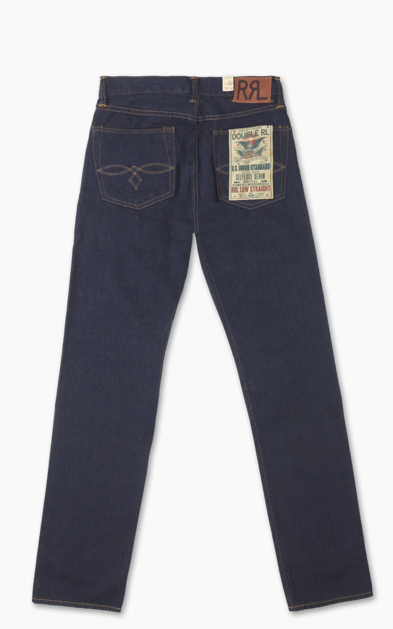 RRL Low Straight Fit Selvedge Jean One Wash - Image 12
