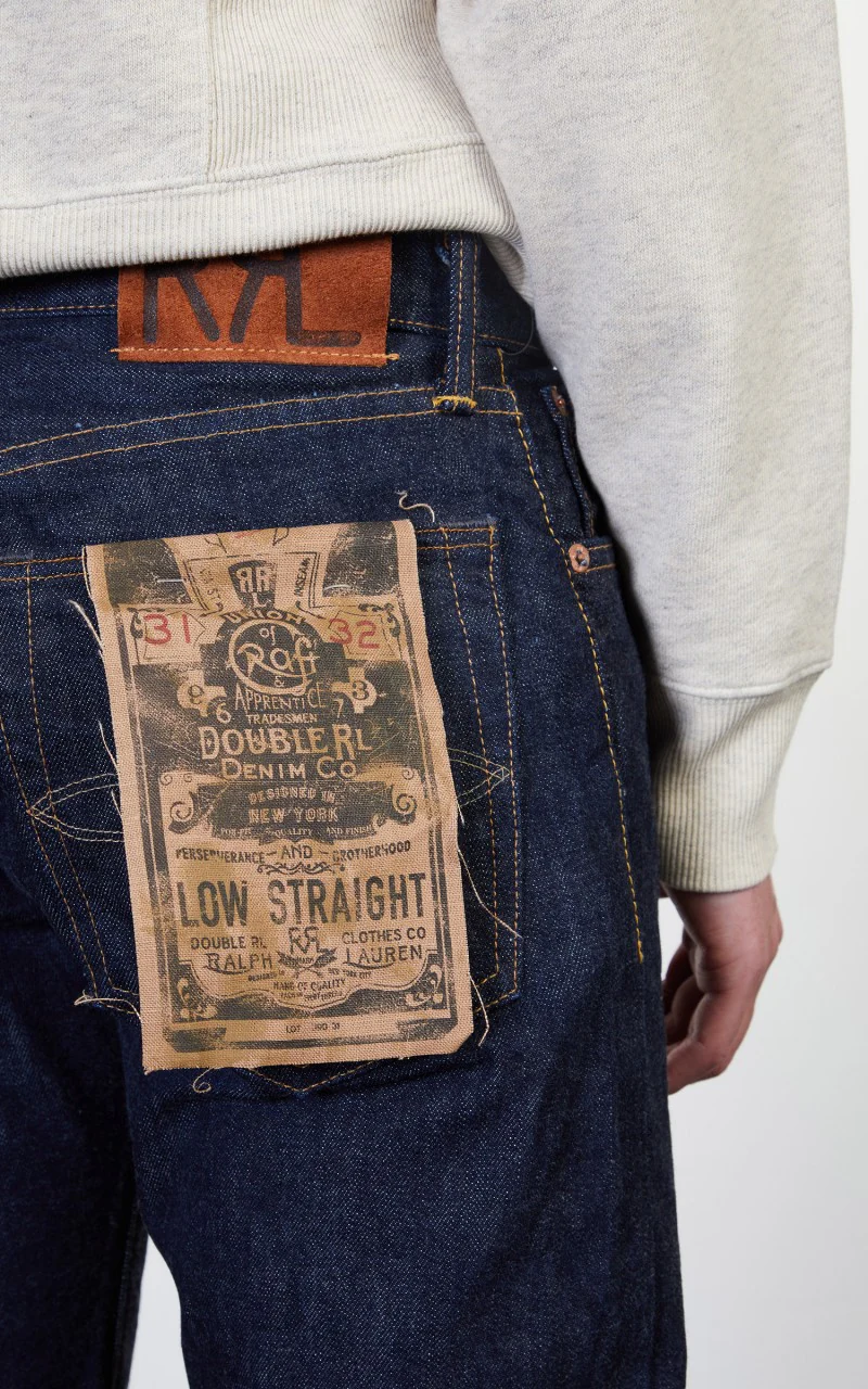 RRL Low Straight Fit Selvedge Jean One Wash - Image 8