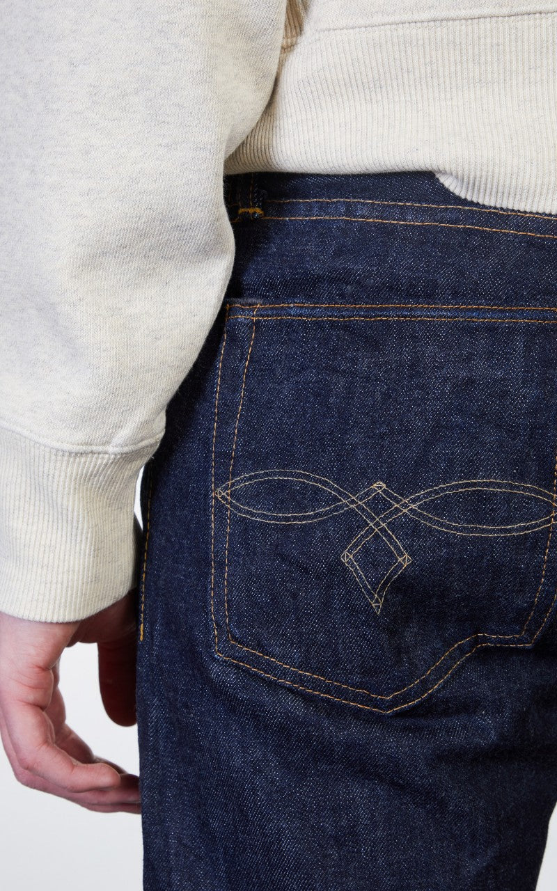 RRL Low Straight Fit Selvedge Jean One Wash - Image 9