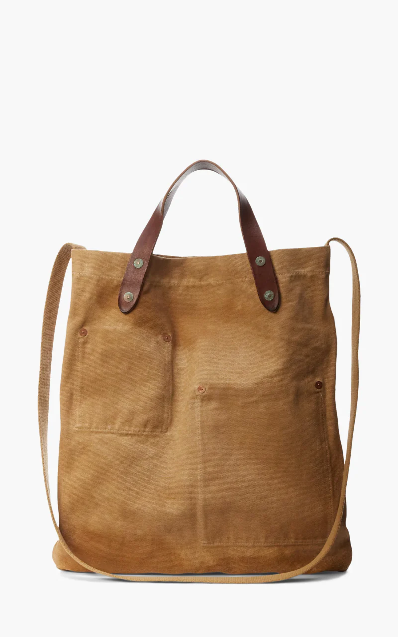 RRL Market Tote Medium Khaki - Image 3