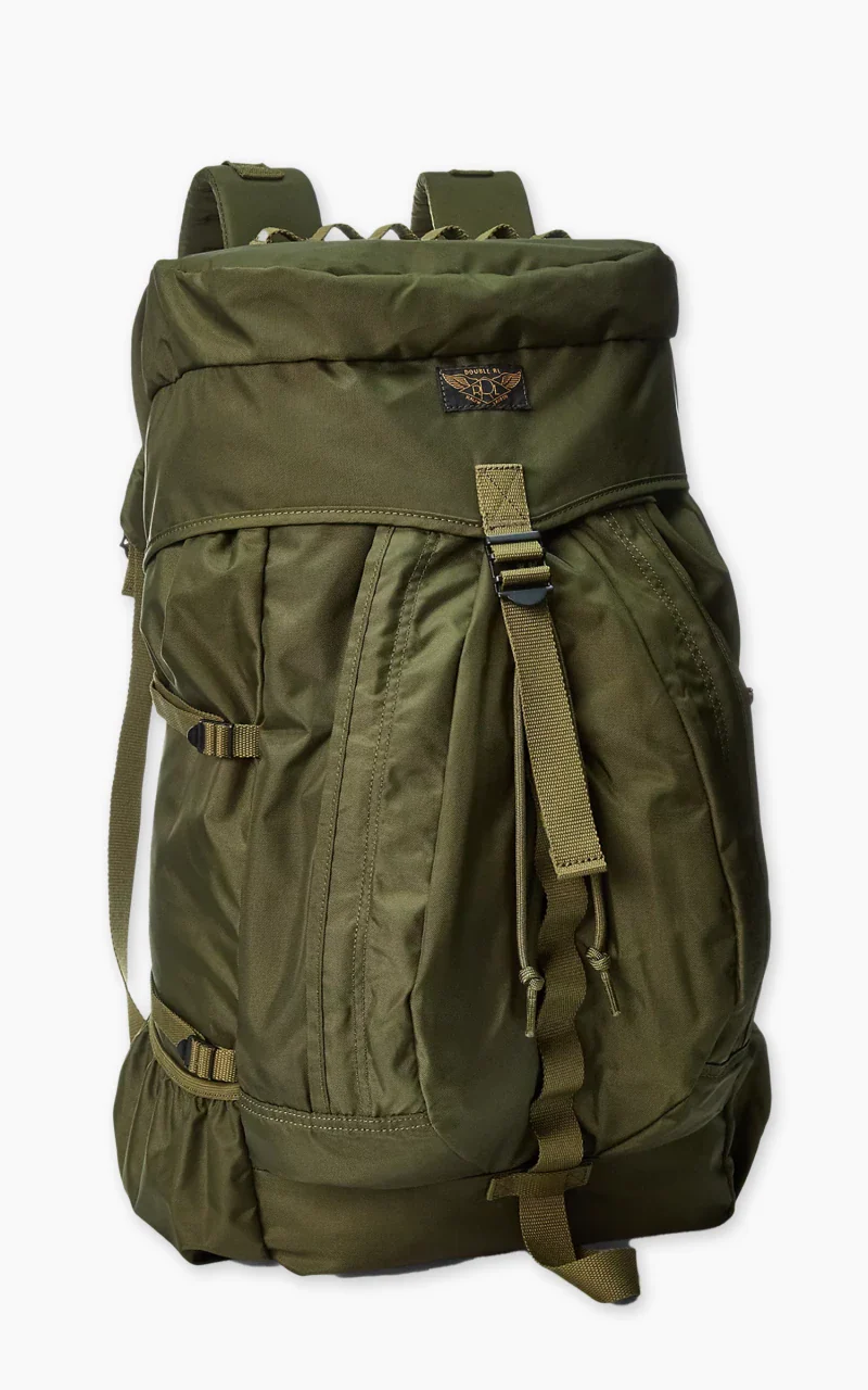 RRL Nylon Canvas Utility Backpack Olive Drab - Image 2