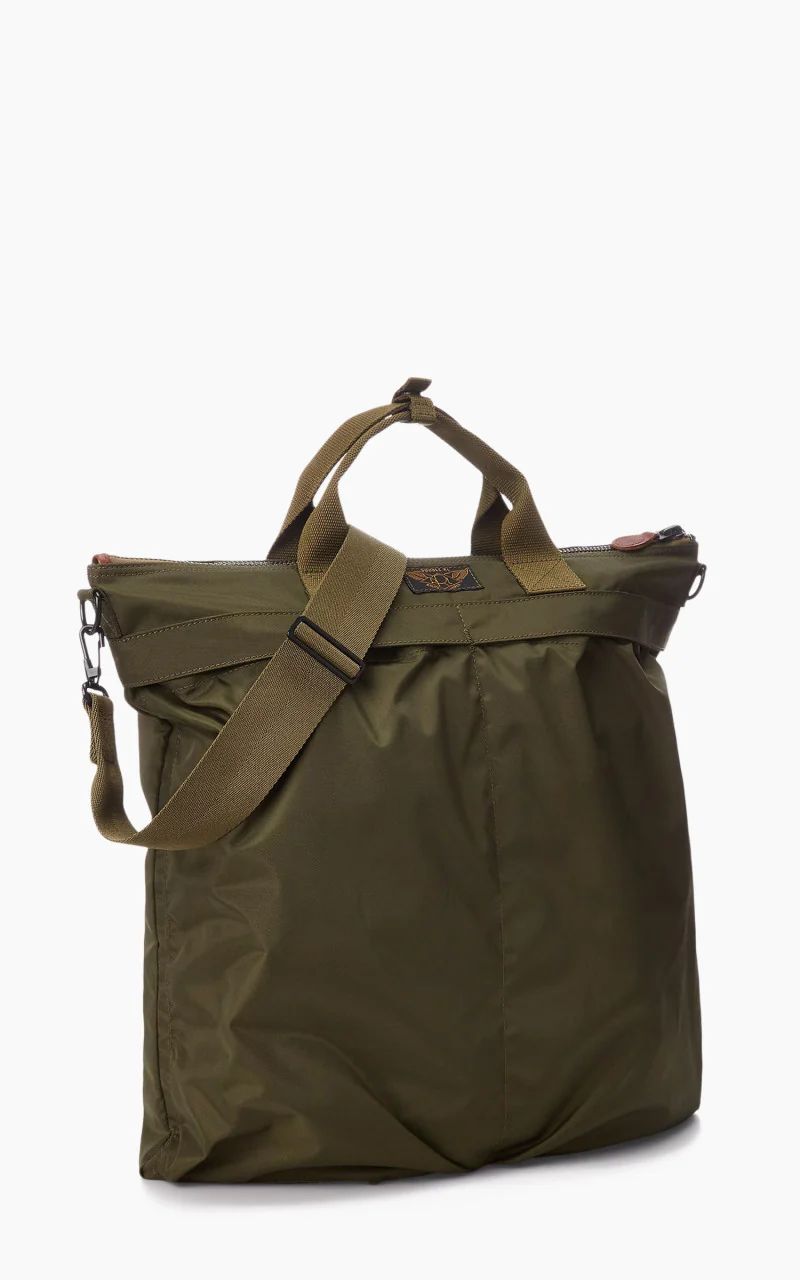 RRL Nylon Canvas Utility Bag Olive Drab - Image 2