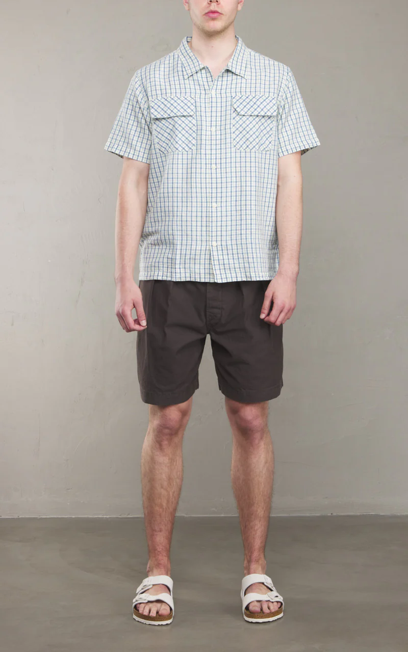 RRL Pleated Twill Short Washed Black - Image 2