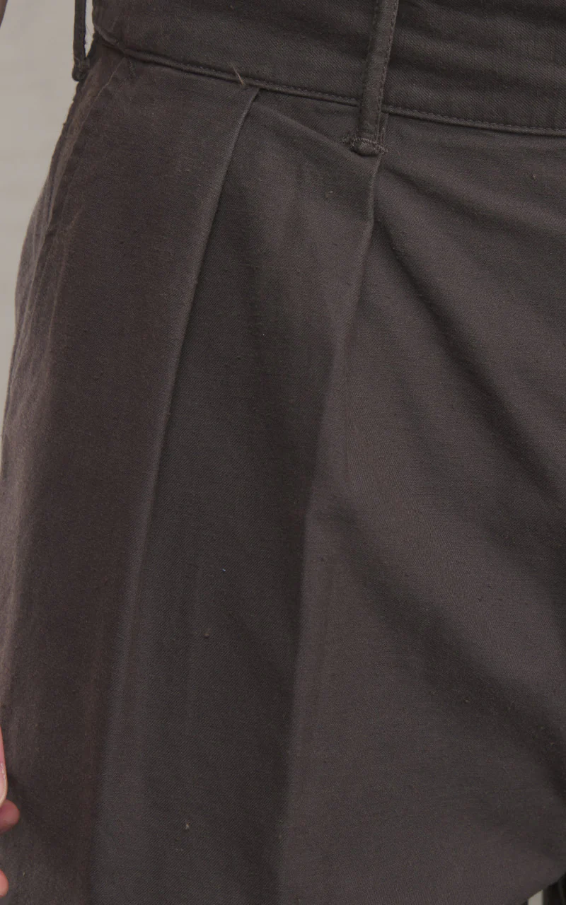 RRL Pleated Twill Short Washed Black - Image 9