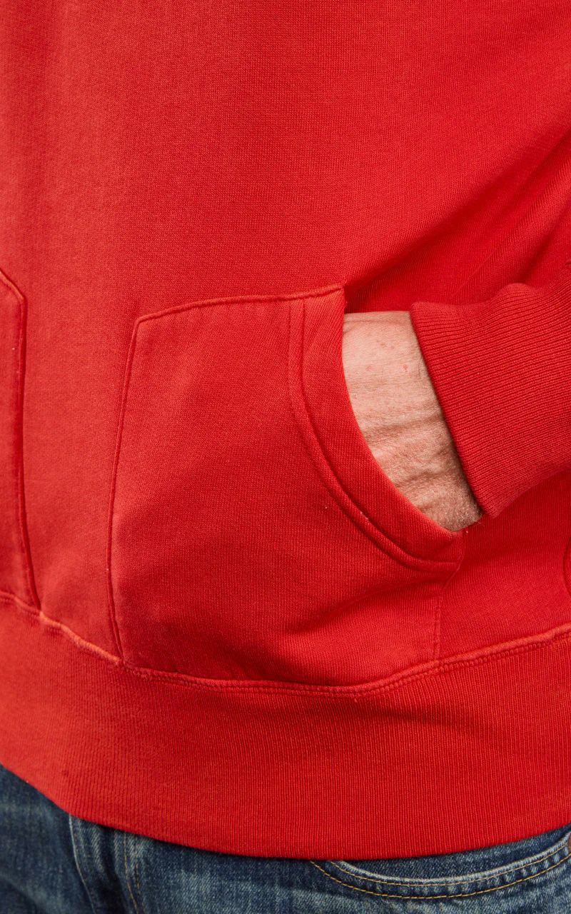 RRL Ranch Logo Hoodie Faded Red - Image 8