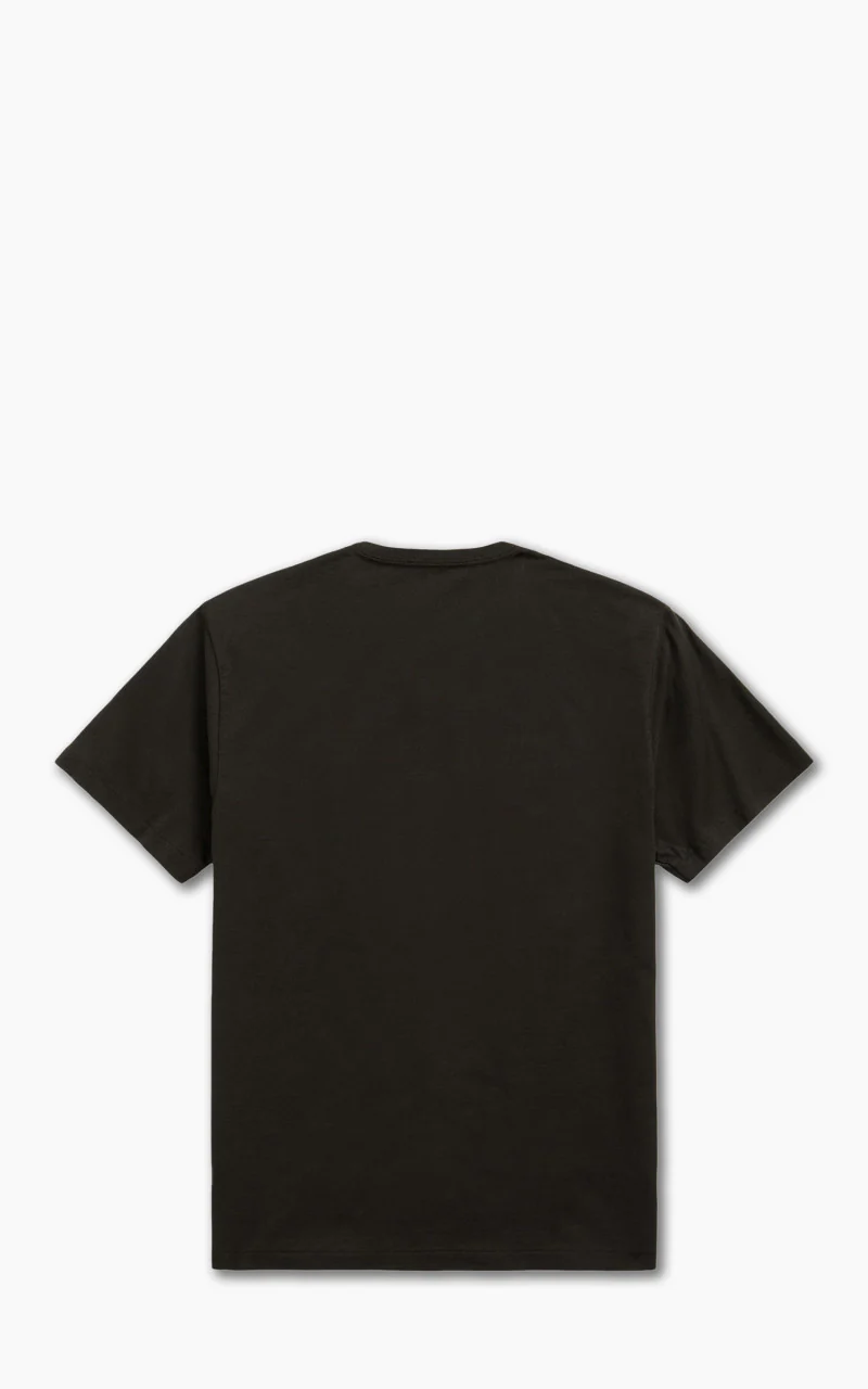 RRL Ranch Logo T-Shirt Faded Black Canvas - Image 3