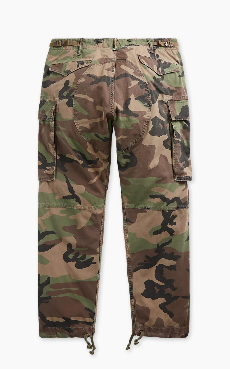 RRL Regiment Camo Ripstop Cargo Pant Woodland Camo - Image 2