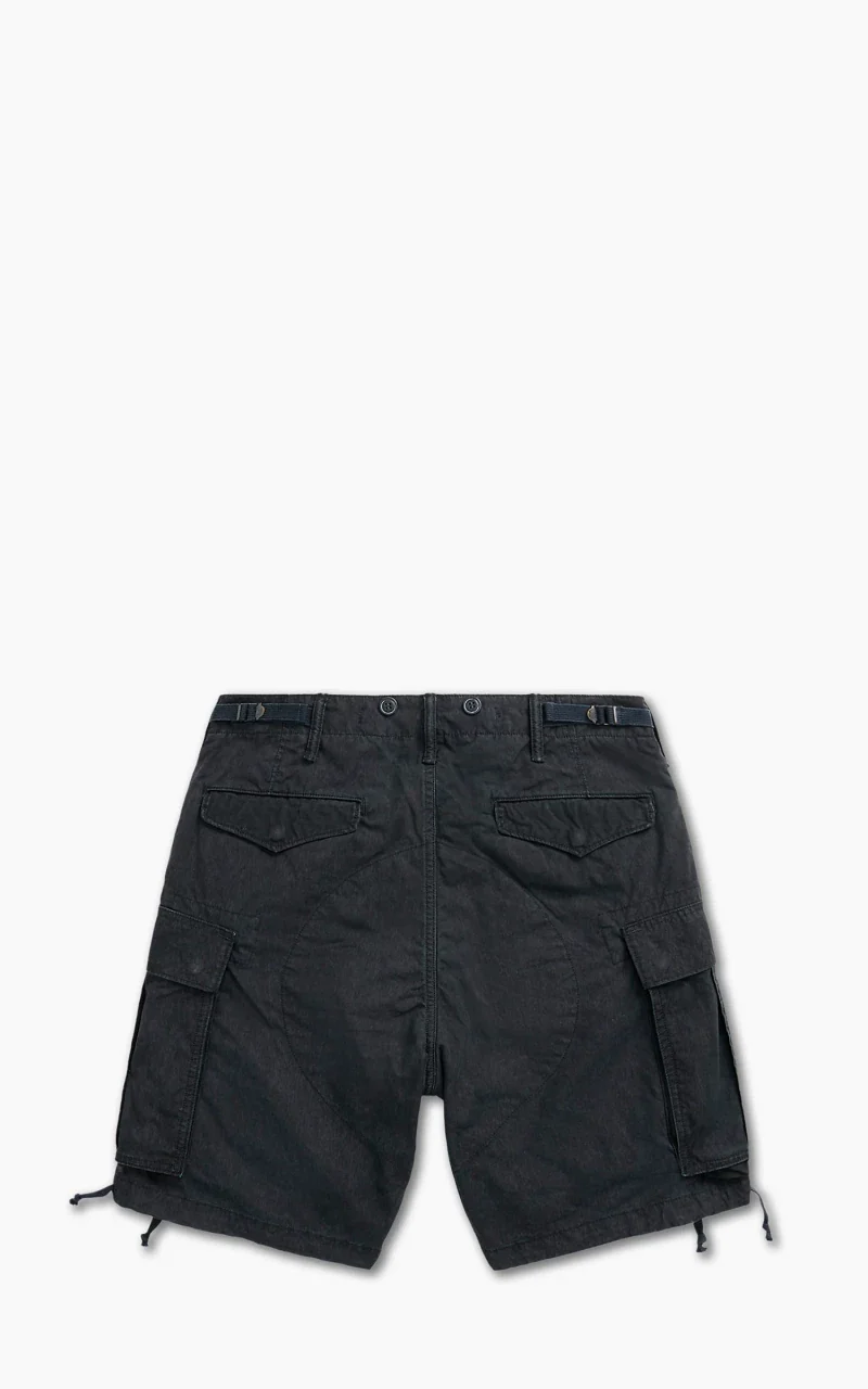 RRL Regiment Poplin Cargo Short Black - Image 5