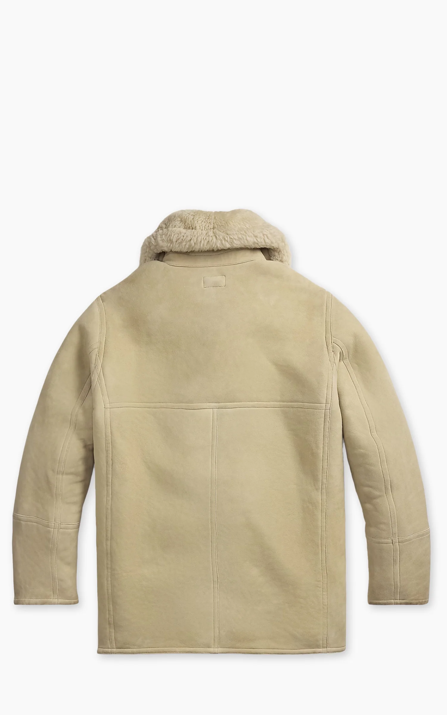 RRL Reinhold Shearling Coat Vintage Cream - Image 3