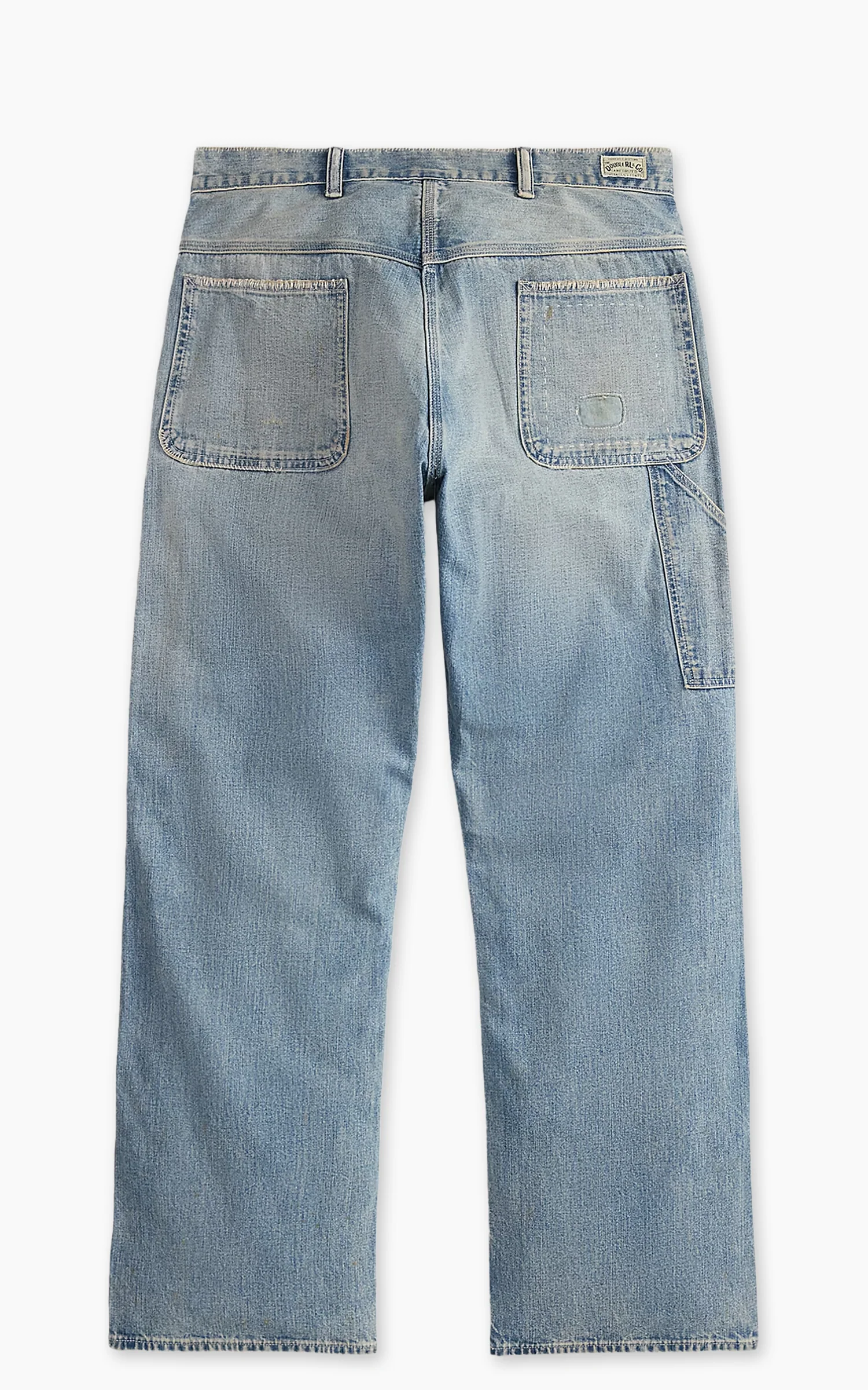 RRL Repaired Earlston Carpenter Jeans Earlston Wash - Image 3