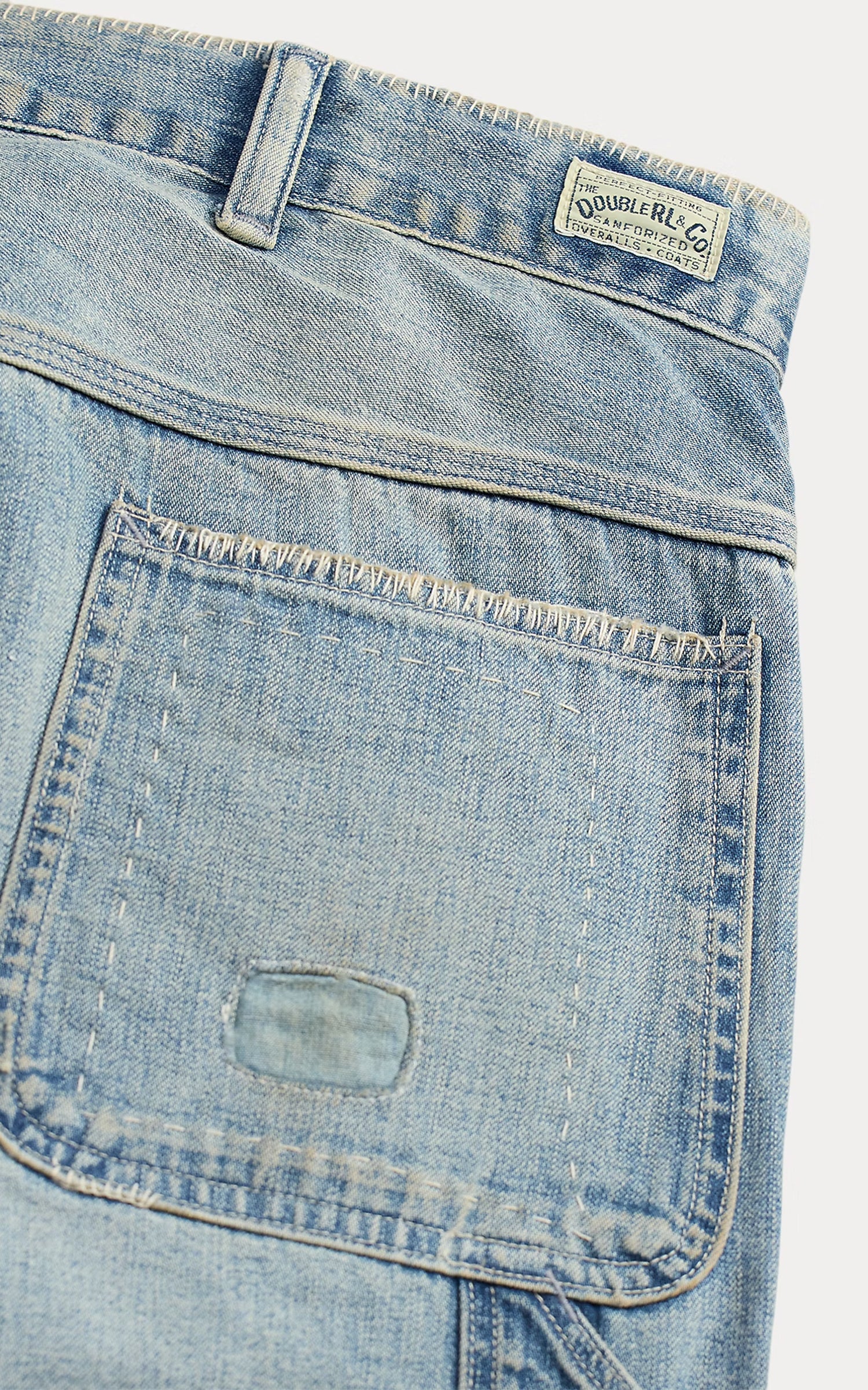 RRL Repaired Earlston Carpenter Jeans Earlston Wash - Image 5