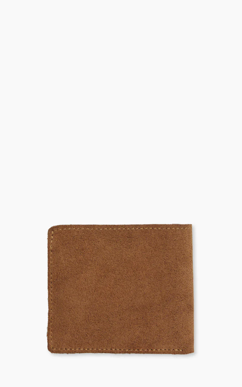RRL Roughout Suede Billfold Wallet Light Java - Image 3