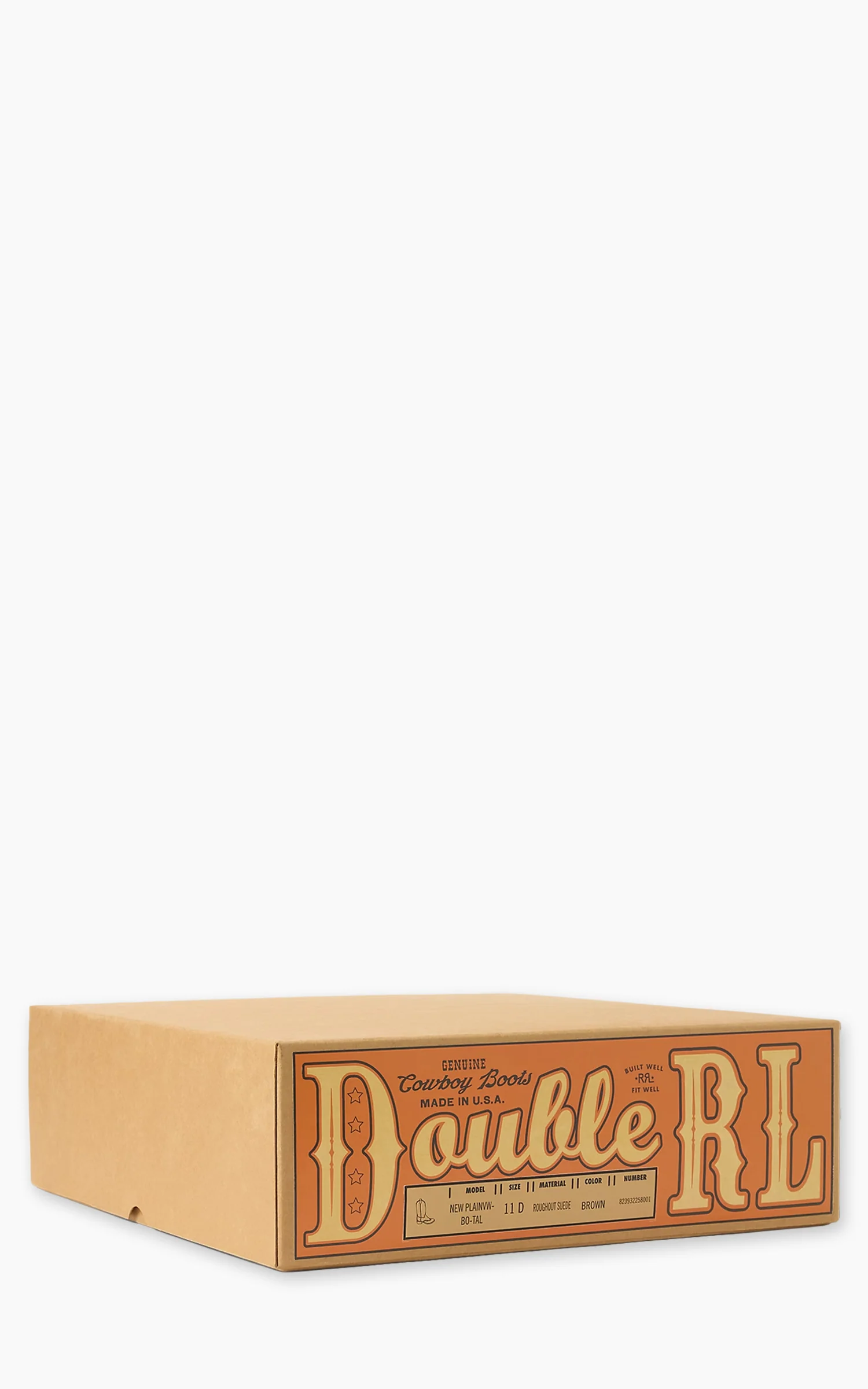RRL Roughout Suede Boot Black - Image 5