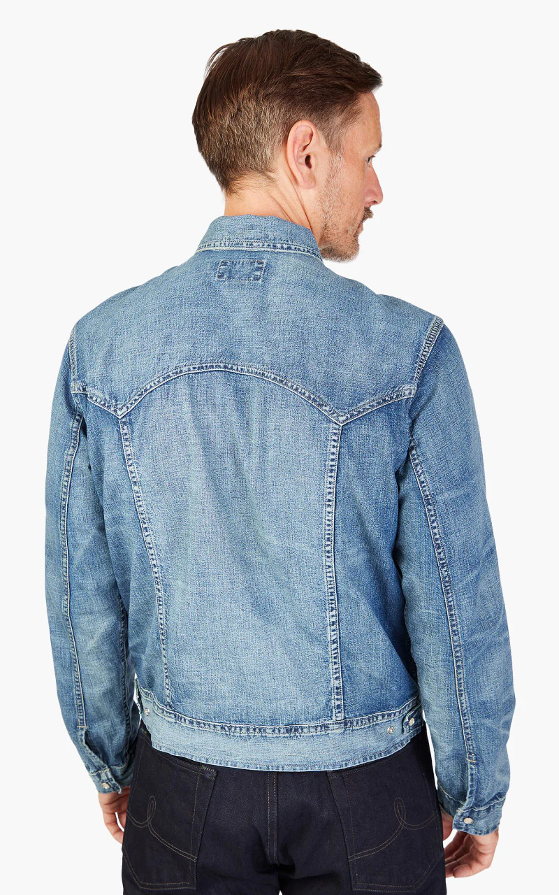 RRL Sawtooth Western Denim Jacket Hewson Wash - Image 4