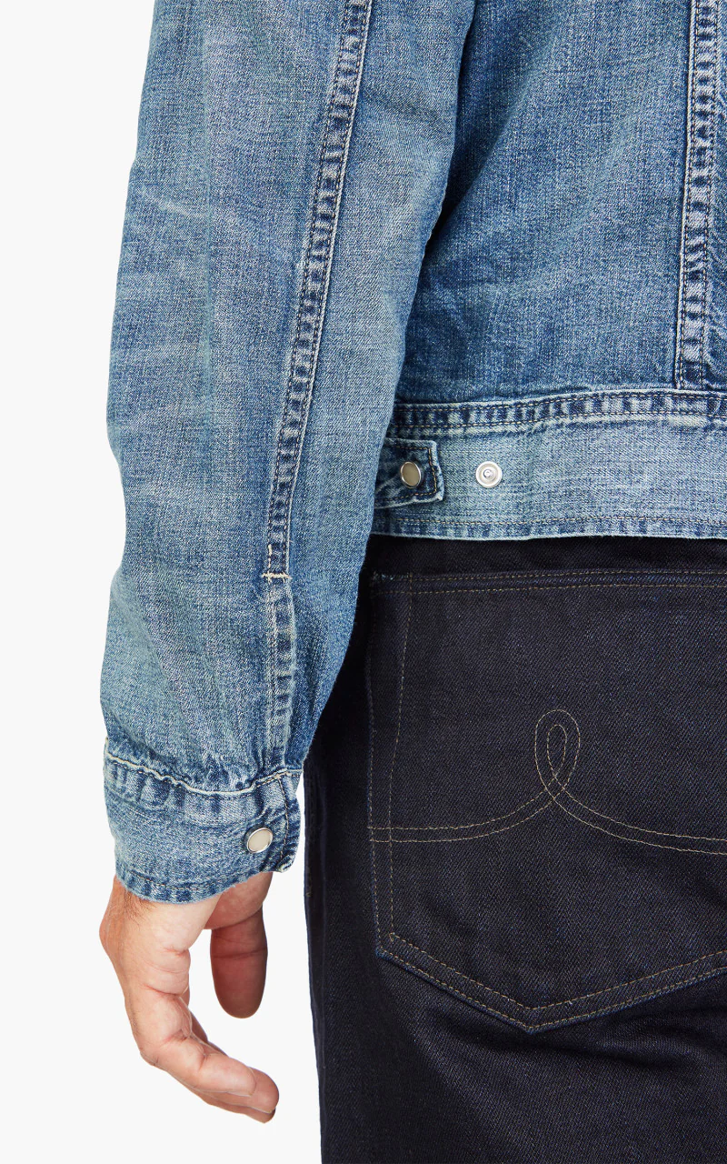 RRL Sawtooth Western Denim Jacket Hewson Wash - Image 9