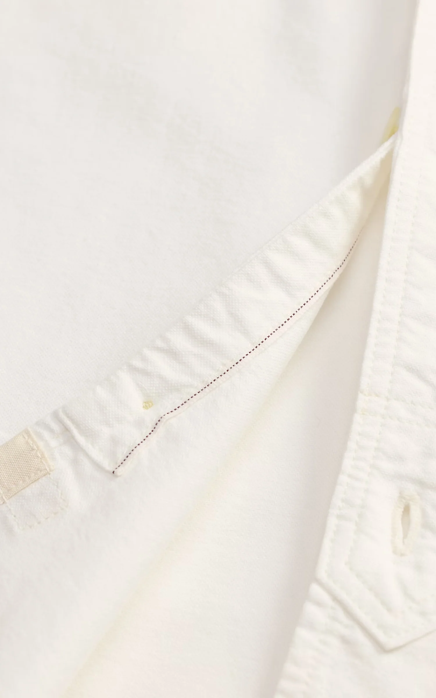 RRL Selvedge-Detailed Oxford Workshirt White - Image 5