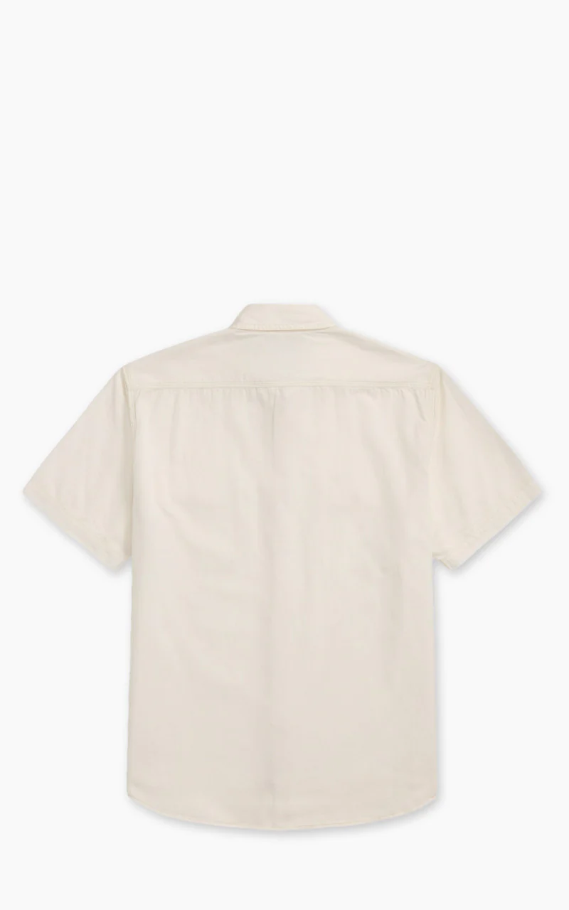 RRL Selvedge-Detailed Woven Workshirt Natural/Off White - Image 2